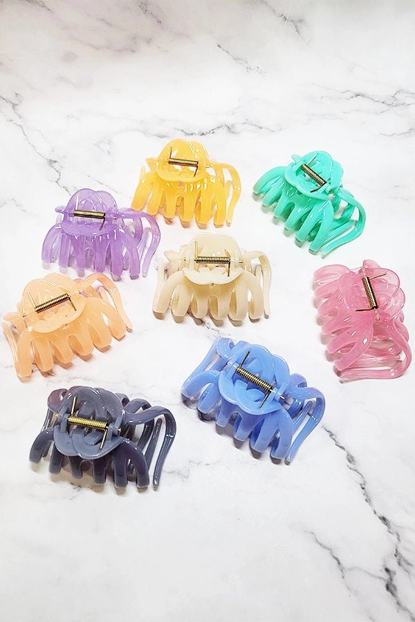 Glossy Girl Jelly Claw Clip