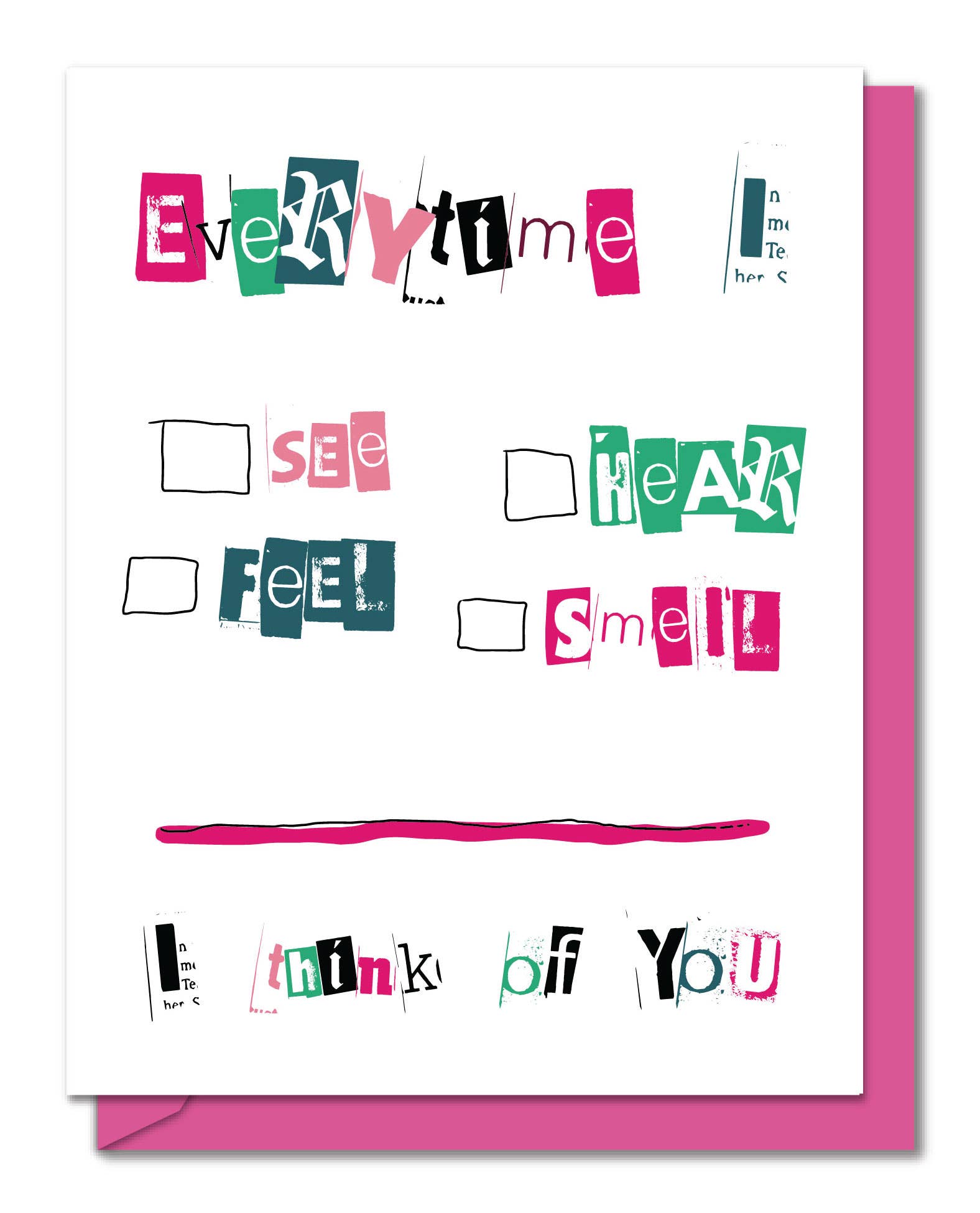 Thinking of You | Ransom Note Card