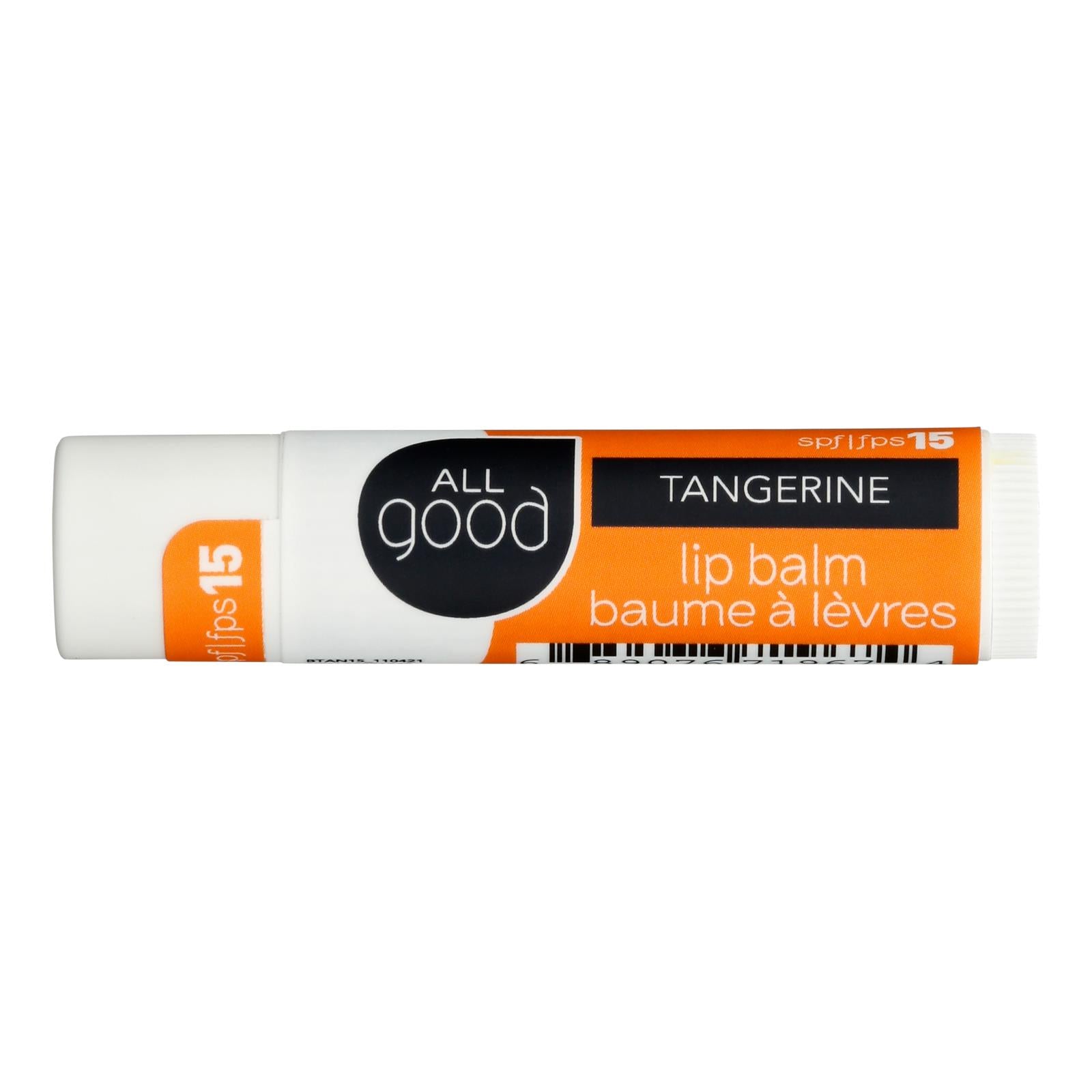 Elemental Herbs - Lip Balm Tangerine Spf12 - Case Of 18 - 4.25gr