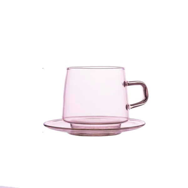 Retro Glass Mug Set