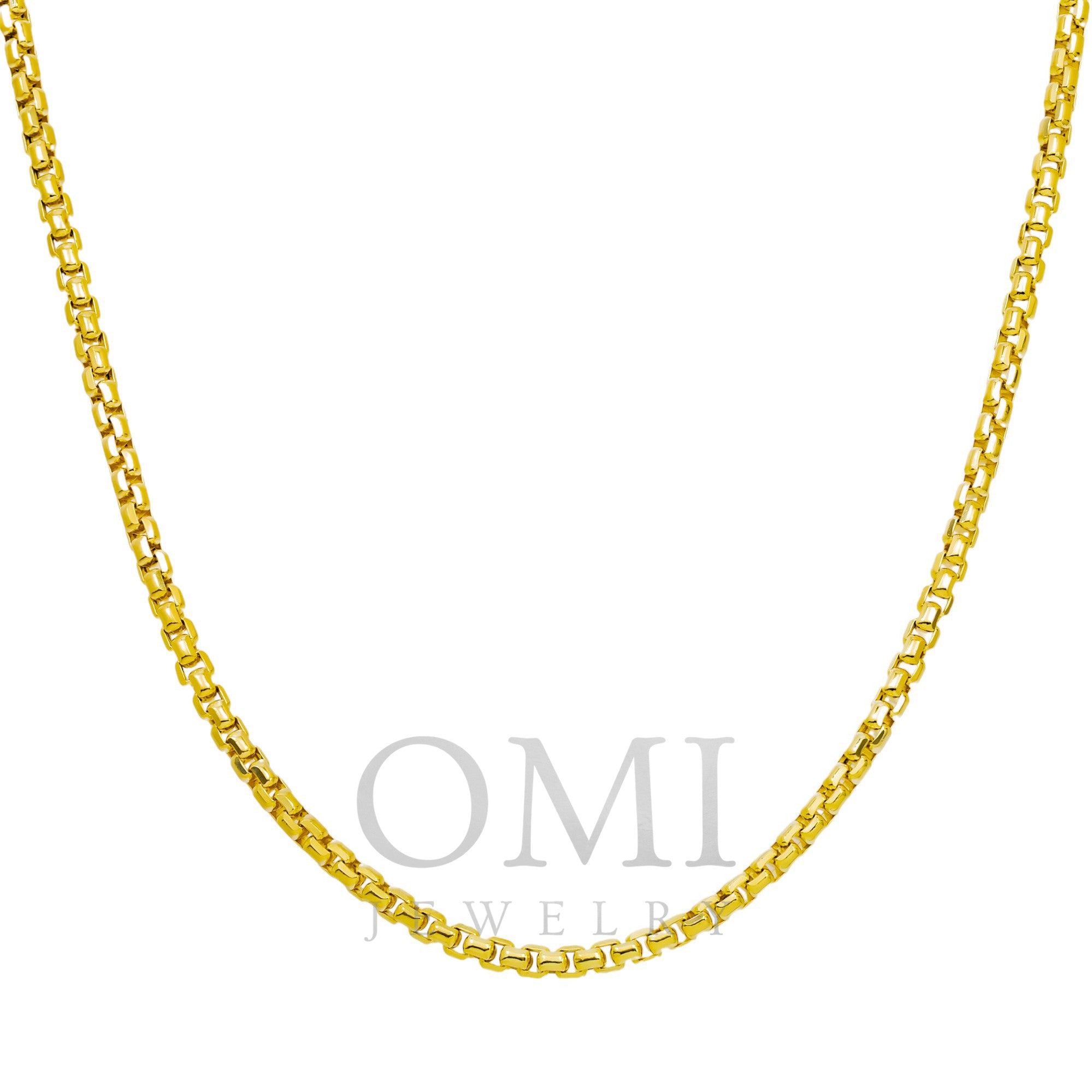 10K GOLD HOLLOW 3.14MM BOX CHAIN