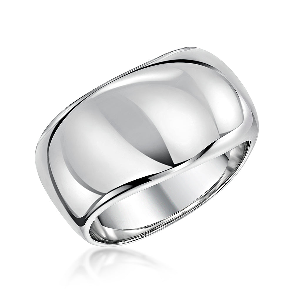 Sterling Silver Chunky Polished Wave Ring