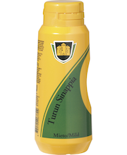 Turun Mustard Sinappia 490g Mieto plastic bottle
