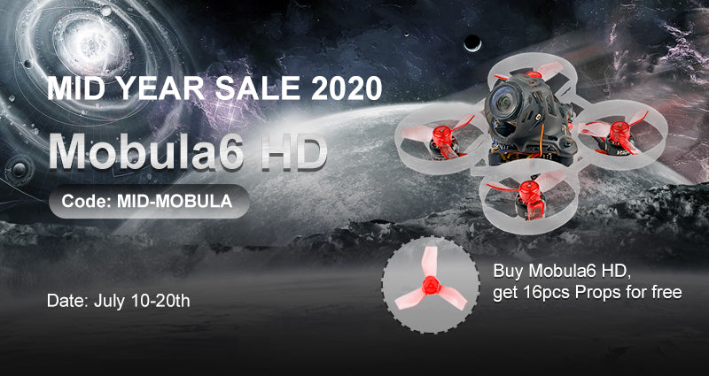 Buy Mobula6 HD, get 16pcs Props for free.