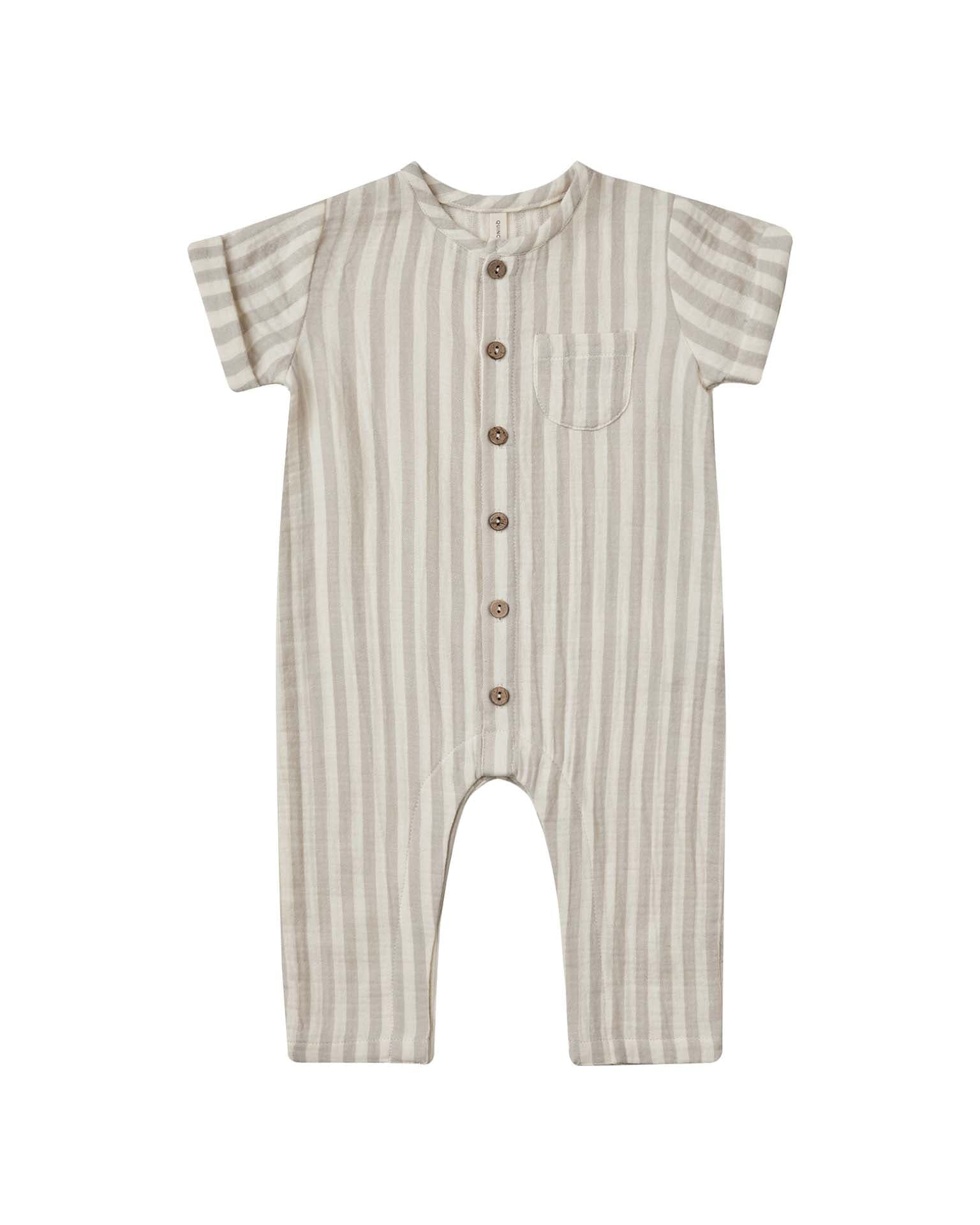 charlie jumpsuit in ash stripe