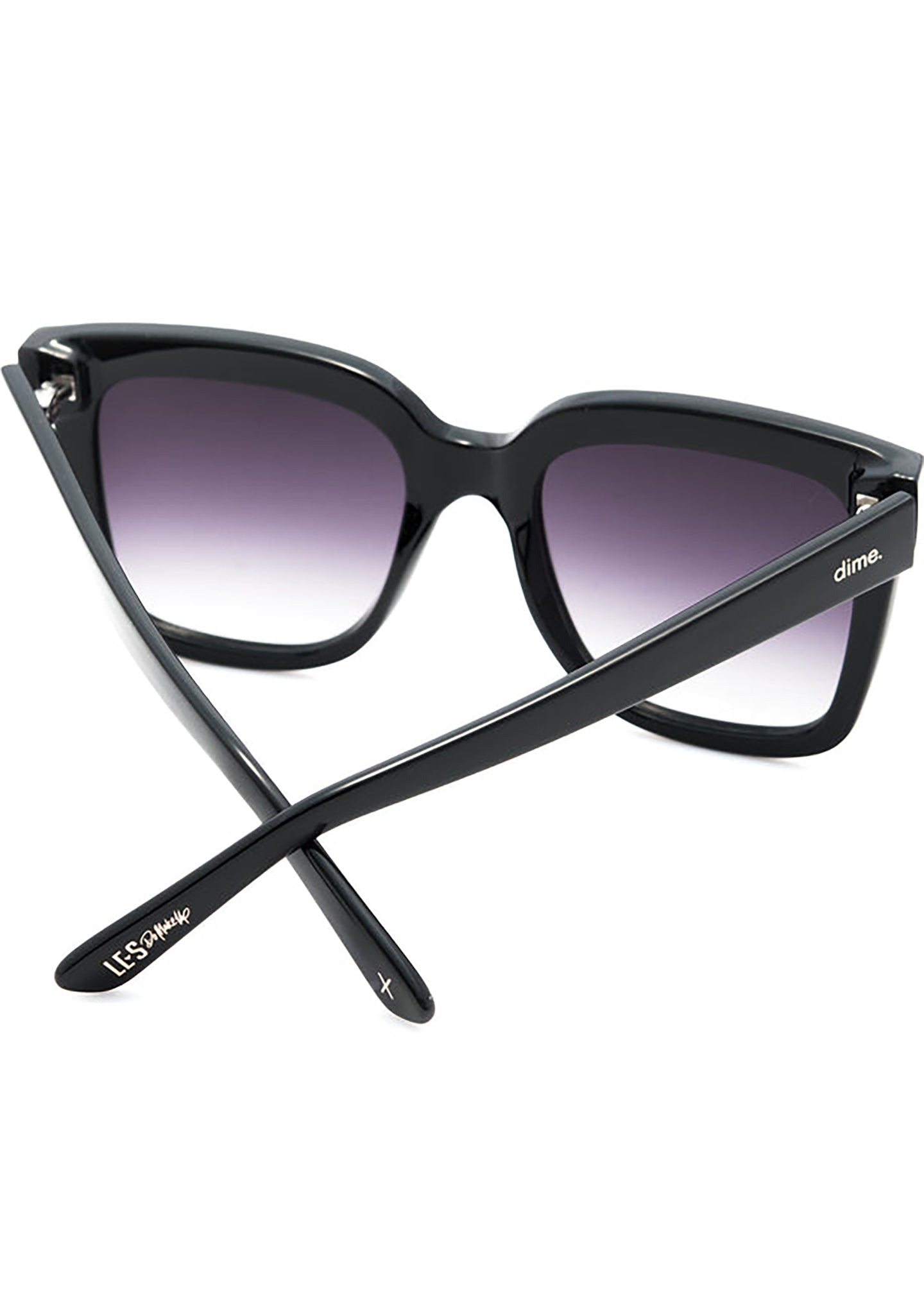 X Les Do Makeup EPTX Sunglasses in Black/Grey Gradient