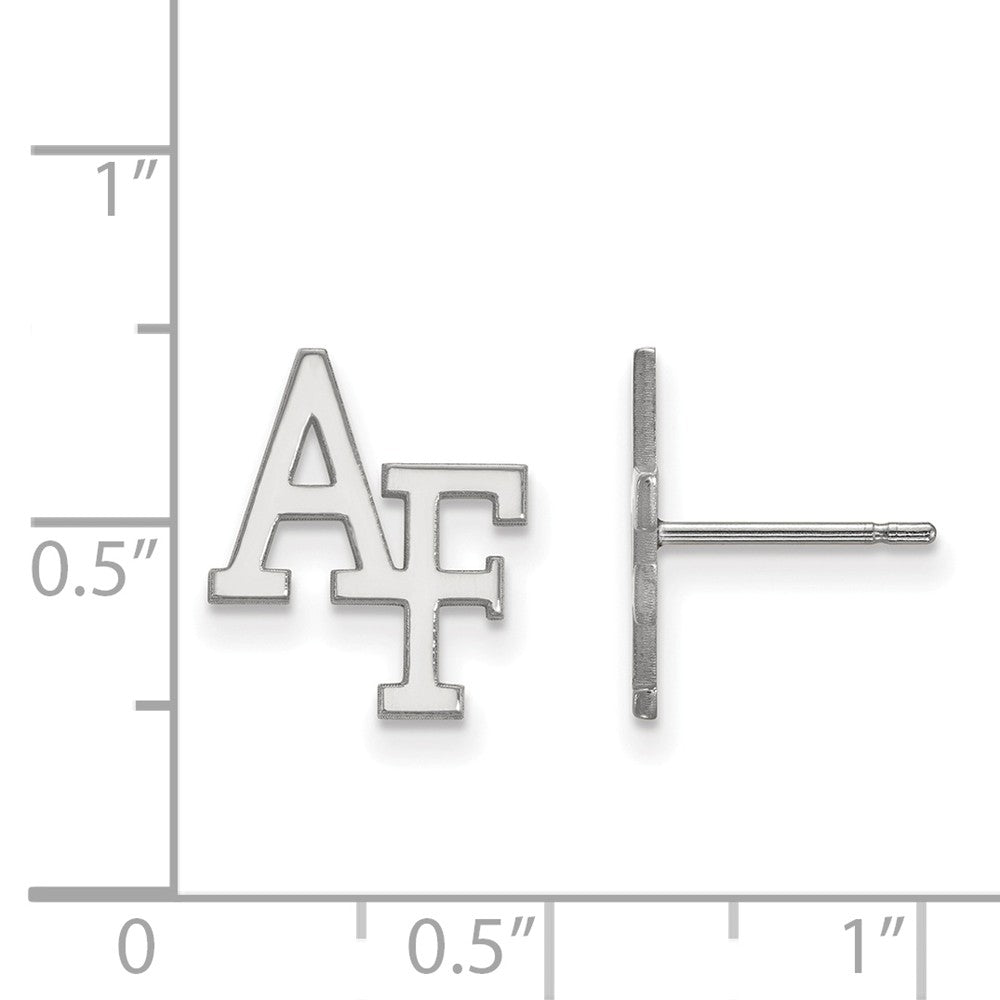 Sterling Silver Air Force Academy Sm Post Earrings