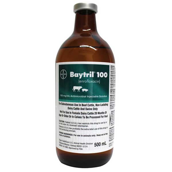 Bayer Baytril 100 Injectable