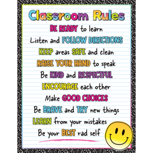 Brights 4Ever Classroom Rules Chart