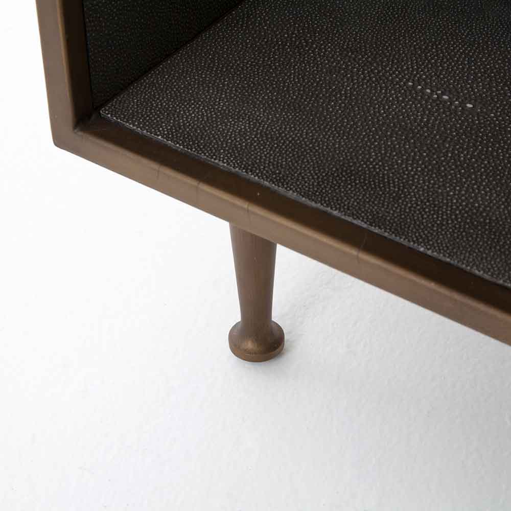 Shagreen Bedside Table