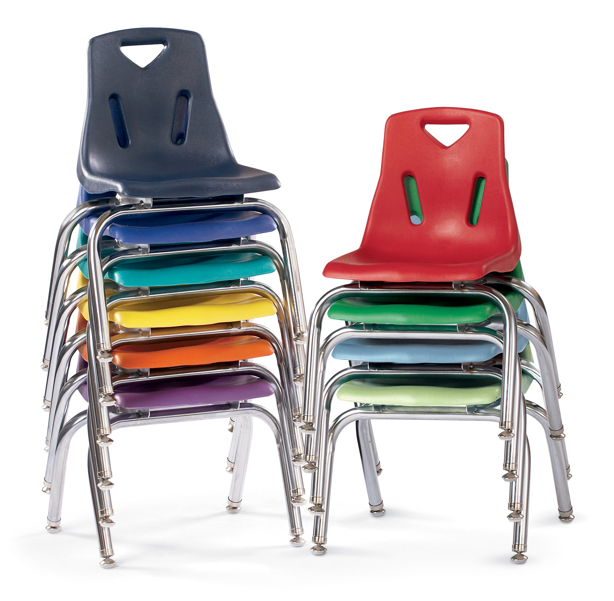 Berries? Stacking Chair with Chrome-Plated Legs - 18