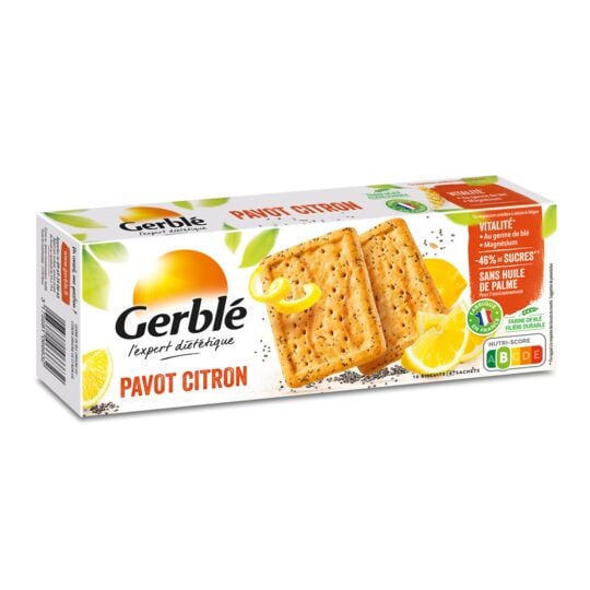 Gerble - Poppy Lemon Cookie, 200g (7.1oz)