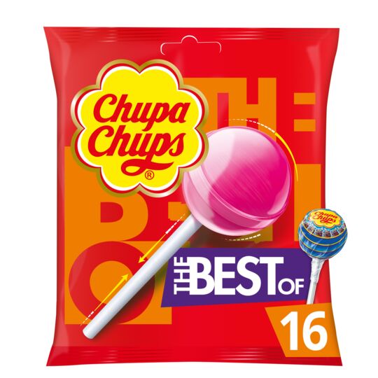 Chupa Chups - The Best Of, 16 Lollipops, 192g (6.8oz)