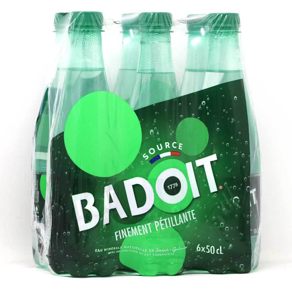 Badoit - Sparkling Mineral Water, 50cl (16.9 fl oz) Plastic Bottle