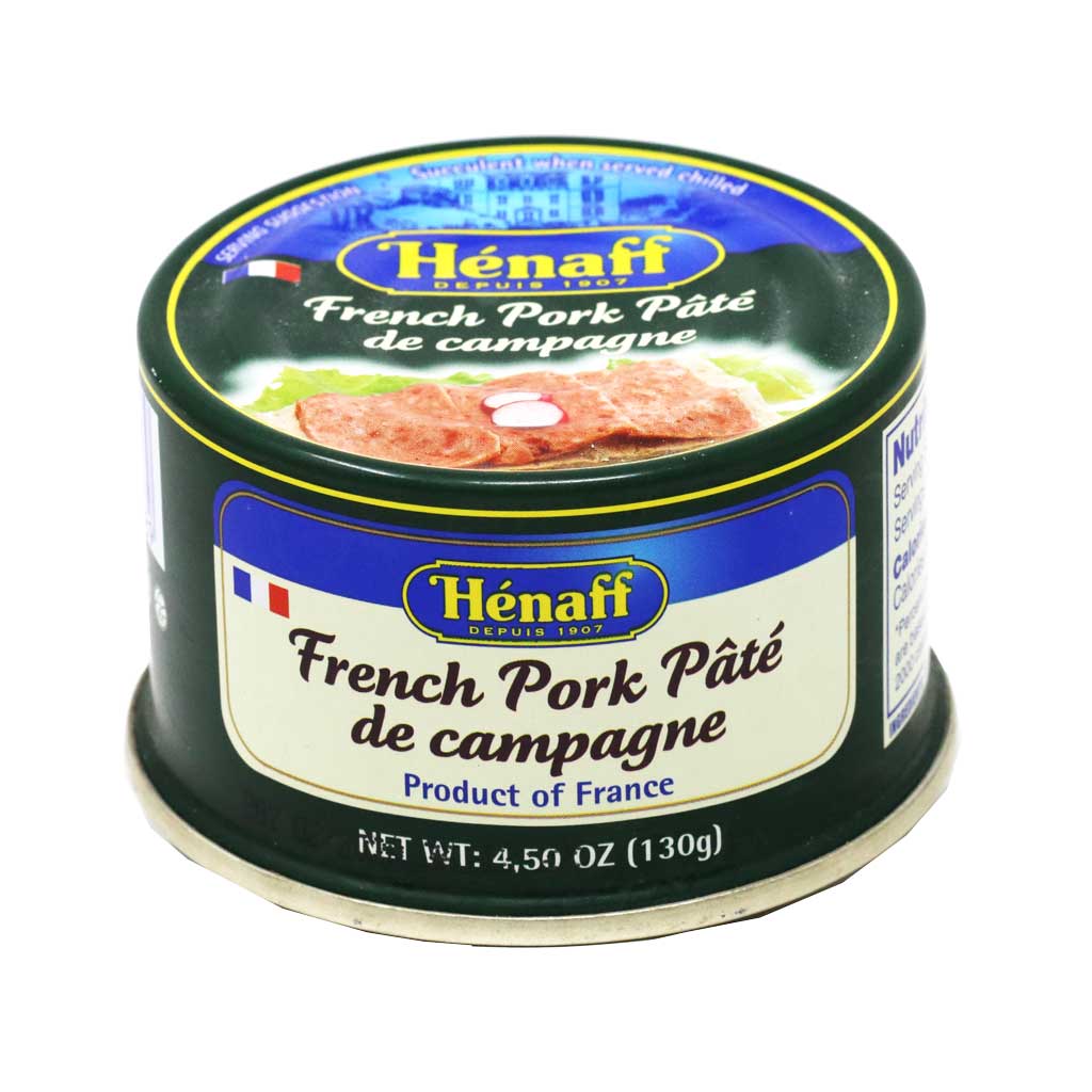 Henaff - French Pork Pate de Campagne, 130g Can (4.5oz)