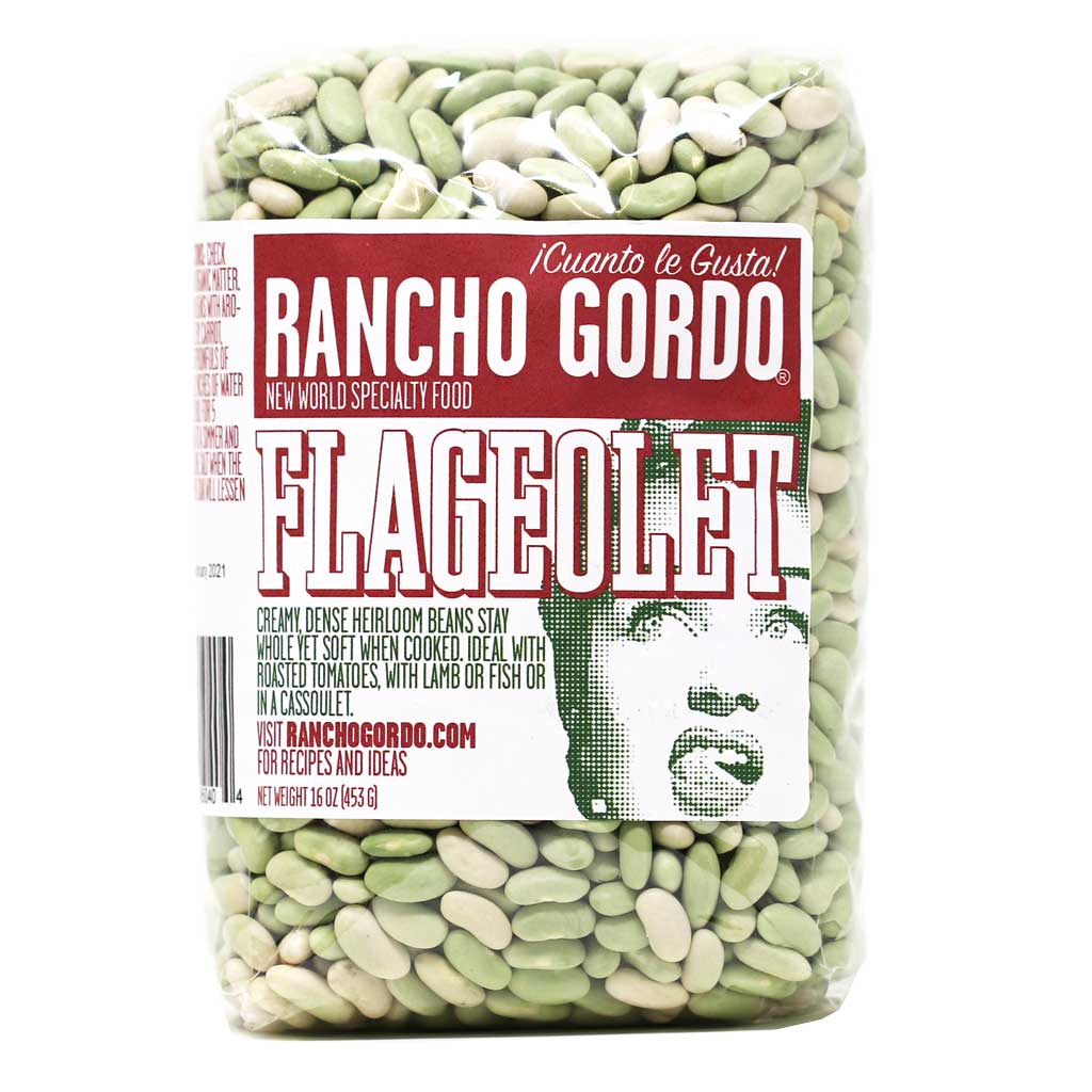 Rancho Gordo - Flageolet Bean, 1lb